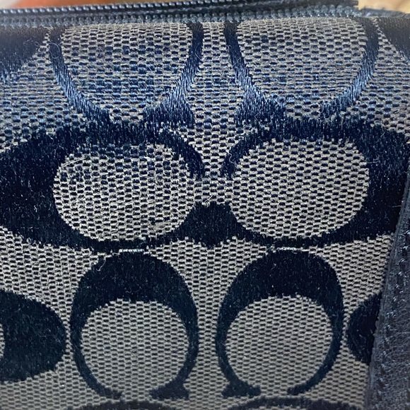 Coach Black and Brown Legacy Signature Checkbook Wallet - Picture 12 of 13